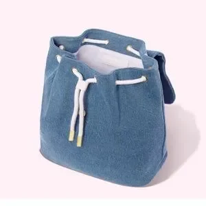 SCL NWT Denim Flap Backpack Stoney Clover Lane Denim Flap Backpack NWT SCL Bag  main image 3